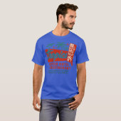 Tropics Motel Retro 50s Modesto, CA T-shirt (Voorkant volledig)
