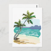 Tropics Scene Briefkaart (Voorkant / Achterkant)
