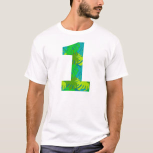 Tropisch 1 zomervakantie Mannen/vrouwen T-shirt