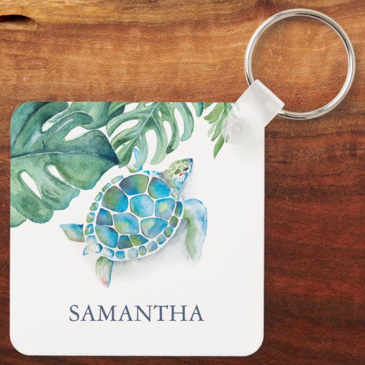 Tropisch aangepast Zee Sleutelhanger (Achterkant)