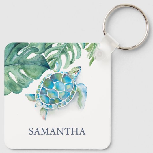 Tropisch aangepast Zee Sleutelhanger (Achterkant)