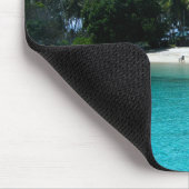 Tropisch aangepaste balkstructuur muismat (Hoek)