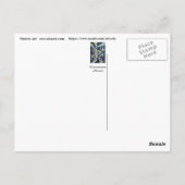 Tropisch Abstract Briefkaart (Achterkant)