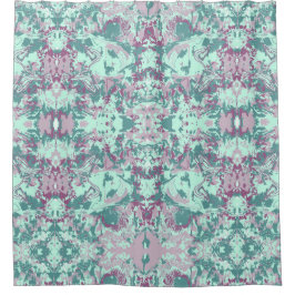 Tropisch Abstract Exclusief Patroon Douchegordijn