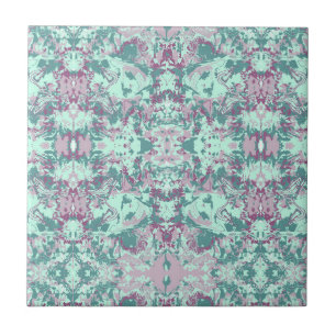 Tropisch Abstract Exclusief Patroon Tegeltje