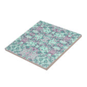 Tropisch Abstract Exclusief Patroon Tegeltje (Zijkant)