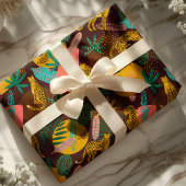 Tropisch Abstract Oerwoud Patroon Cadeaupapier