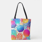 tropisch Abstract paradijs Tote Bag (Achterkant)