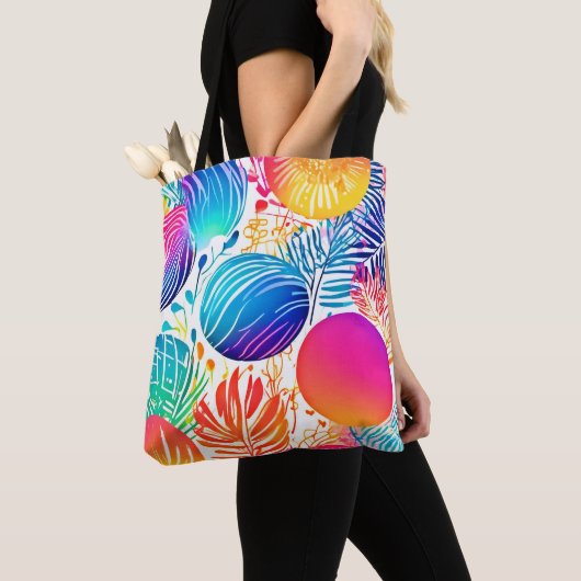 tropisch Abstract paradijs Tote Bag (Dichtbij)