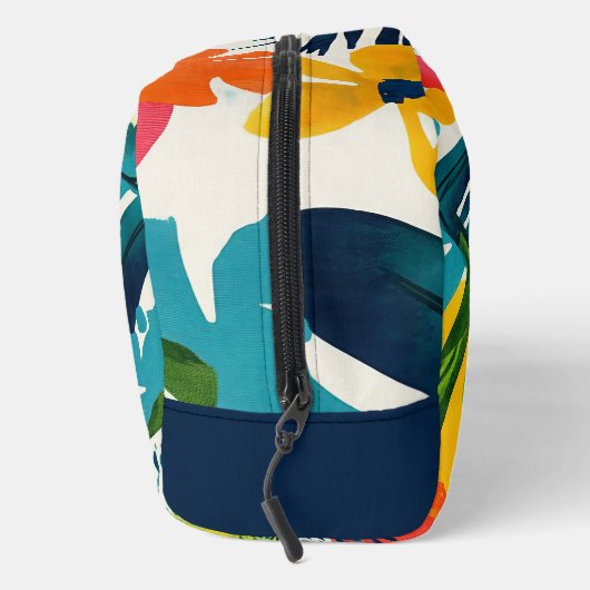 Tropisch Abstract patroon, monogram Toilettasje (Rechts)