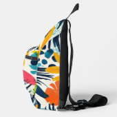 Tropisch Abstract patroon Sling Bag (Rechts)