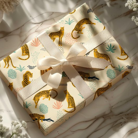 Tropisch Afrikaans Oerwoud Patroon Cadeaupapier