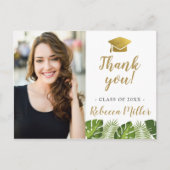 Tropisch Afstuderen Dank u Foto Briefkaart (Voorkant)