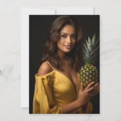 Tropisch Afstuderen Foto Bedankkaart (Achterkant)