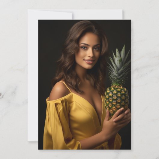 Tropisch Afstuderen Foto Bedankkaart (Achterkant)