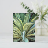 Tropisch-Agave Realism Art Briefkaart (Staand voorkant)