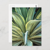 Tropisch-Agave Realism Art Briefkaart (Voorkant / Achterkant)