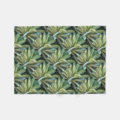 Tropisch-Agave Realism Art Fleece Deken (Voorkant (Horizontaal))