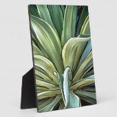 Tropisch-Agave Realism Art Fotoplaat (Zijkant)