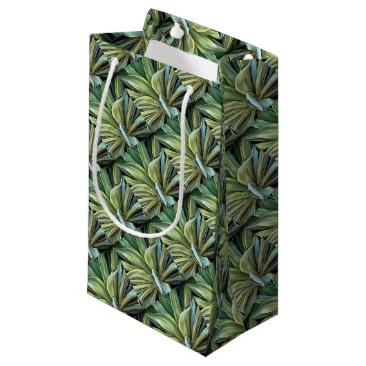 Tropisch-Agave Realism Art Klein Cadeauzakje (Voorkant Gekanteld)