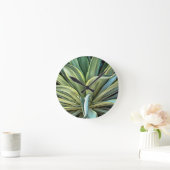 Tropisch-Agave Realism Art Ronde Klok (Huis)
