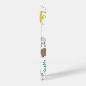 Tropisch alfabet voor kinderen iPhone hoesje (Linkerkant)