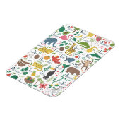 Tropisch alfabet voor kinderen magneet (Linkerzijde)