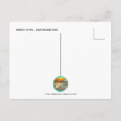 Tropisch Aloha denken aan je Dolphin Guitar Briefkaart (Achterkant)