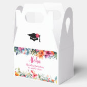 Tropisch Aloha Luau Afstuderen 2024 Bedankdoosjes (Geopend)