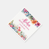 Tropisch Aloha Luau Afstuderen 2024 Servet (Hoek)