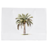 Tropisch Aloha Strand Kokosnoten Palmbomen Trouwen Groot Cadeauzakje (Achterkant)