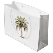 Tropisch Aloha Strand Kokosnoten Palmbomen Trouwen Groot Cadeauzakje (Achterkant Gekanteld)