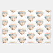 Tropisch Aloha Strand Kokosnoten Palmboom Trouwen Inpakpapier Vel (Voorkant 3)