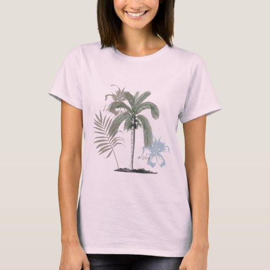 Tropisch Aloha T-shirt (Voorkant)