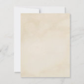 Tropisch als bruidsmeisje | Bestemming strand Kaart (Achterkant)