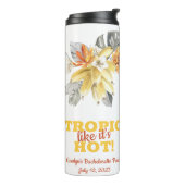 Tropisch als het heet is! Meisjesuitje met bananen Thermosbeker (Gedraaid links)