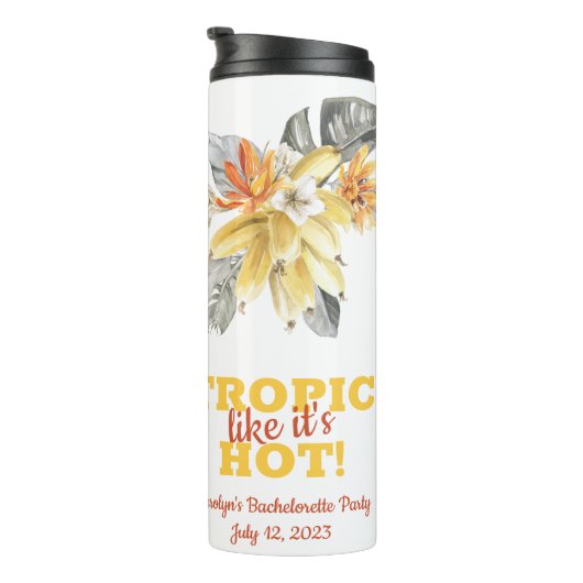 Tropisch als het heet is! Meisjesuitje met bananen Thermosbeker (Geroteerd rechts)