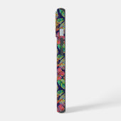 Tropisch anananas Hibiscus Pattern iPhone 15 Case (Linkerkant)