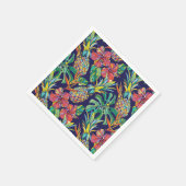 Tropisch anananas Hibiscus Pattern Servet (Hoek)