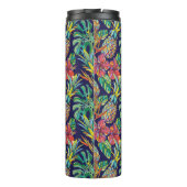 Tropisch anananas Hibiscus Pattern Thermosbeker (Achterkant)