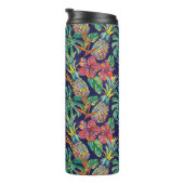Tropisch anananas Hibiscus Pattern Thermosbeker (Geroteerd rechts)
