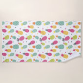 Tropisch anananas patroon strandlaken (Voorkant)