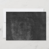 Tropisch anananas Rustisch ChalkboardVrijgezellenf Kaart (Achterkant)