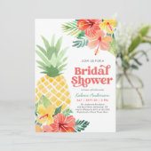 Tropisch anananas Vrijgezellenfeest Kaart (Staand voorkant)