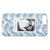 Tropisch anananaseppatroon | Foto en naam toevoege Case-Mate iPhone Case (Achterkant (Horizontaal))