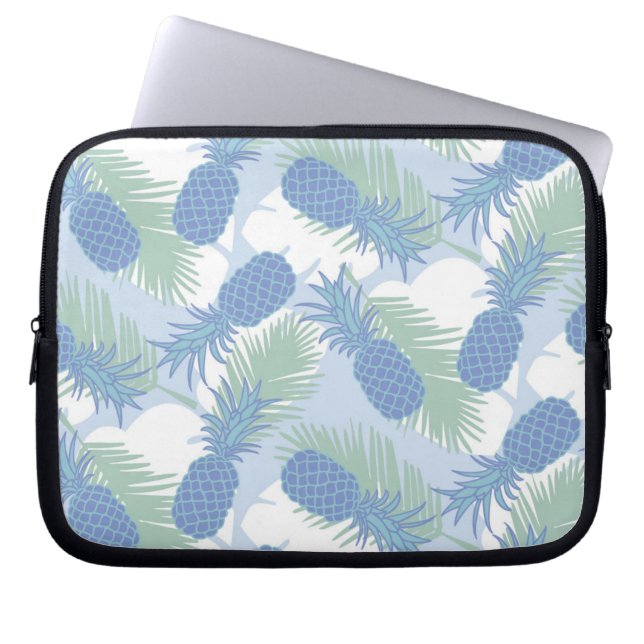 Tropisch anananaseppatroon laptop sleeve (Voorkant)