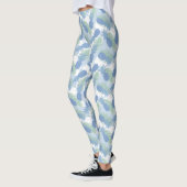 Tropisch anananaseppatroon leggings (Links)