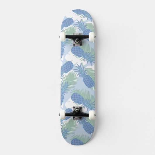 Tropisch anananaseppatroon skateboard (Voorkant)