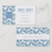 Tropisch anananaseppatroon visitekaartje (Voorkant / Achterkant)