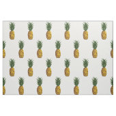 Tropisch anananaseppatroon wit stof (Fat Quarter)